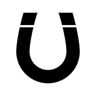 Beyaz arka plan üzerinde izole mıknatıs simgesi tasarım