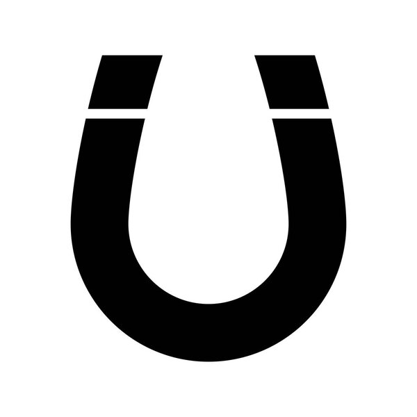 дизайн иконки магнит на белом фоне
