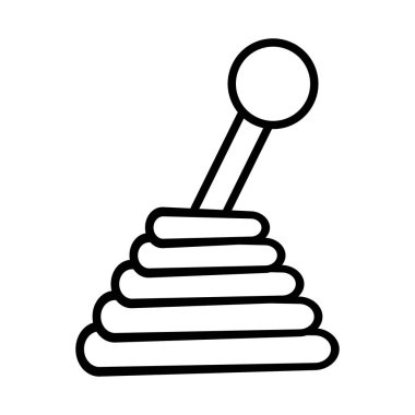 vites topuzu simgesi anahat tasarım üzerinde beyaz adam izole