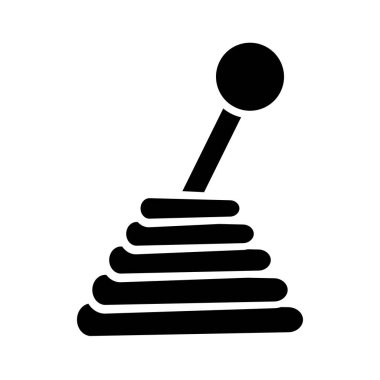 vites topuzu simgesi siluet tasarım üzerinde beyaz adam izole