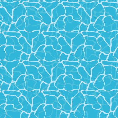 Su yüzeyi dikişsiz doku desenli duvar kağıdı tasarımı 