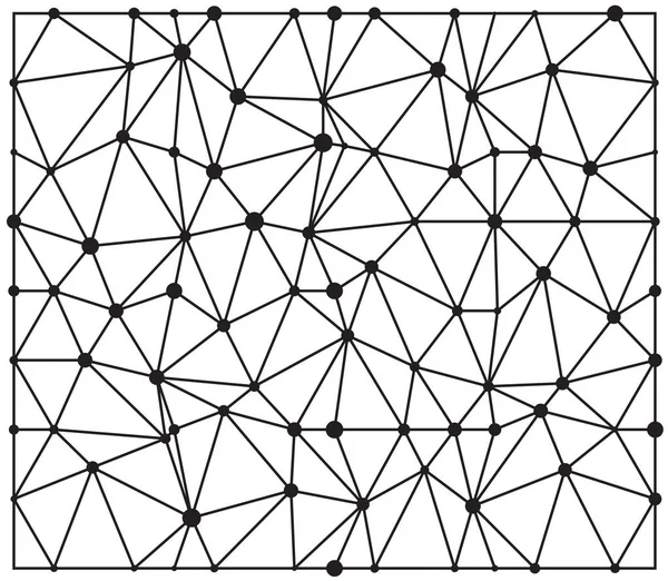 Triangolo Astratto Con Puntini Disegno Della Carta Parati Modello Senza — Vettoriale Stock