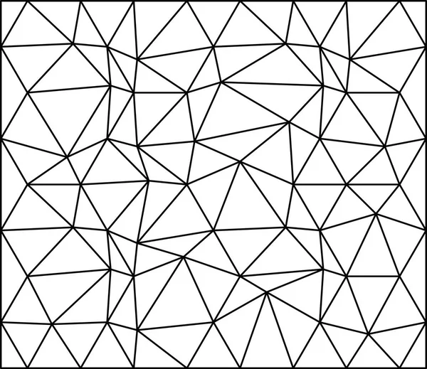 抽象的な三角形のシームレスパターン壁紙の背景デザイン — ストックベクタ