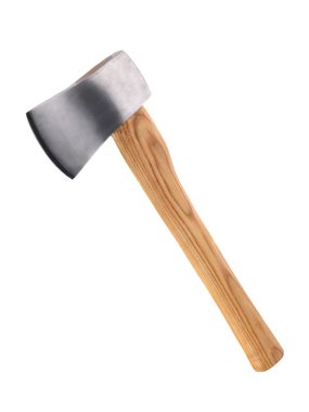 Seyahat baltası beyaz üzerinde izole