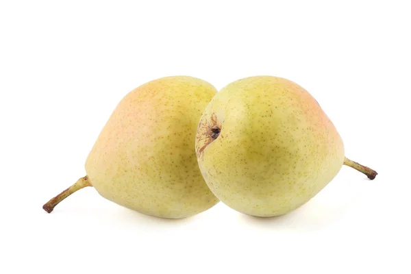 Two pears isolated on white — Stock Photo, Image
