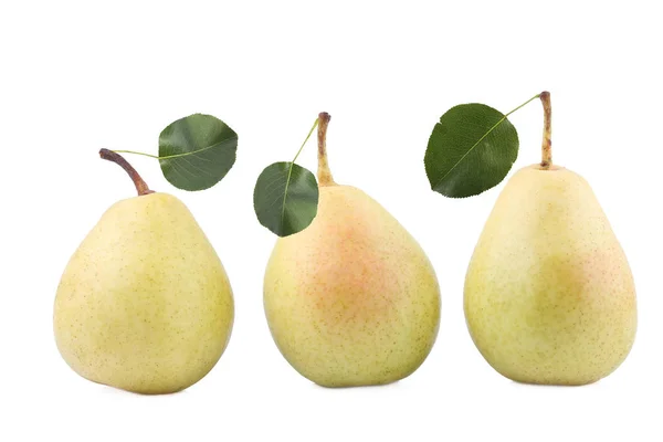 Three pears isolated on white — Stock Photo, Image