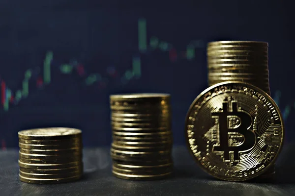 kripto para birimi Diyagramın arka Bitcoin demir