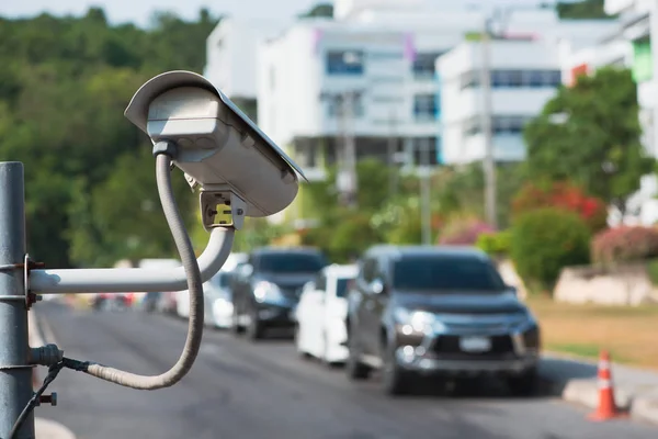 close up view of video camera on street