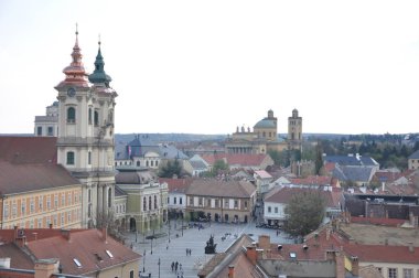 Eger merkez meydanının panoraması