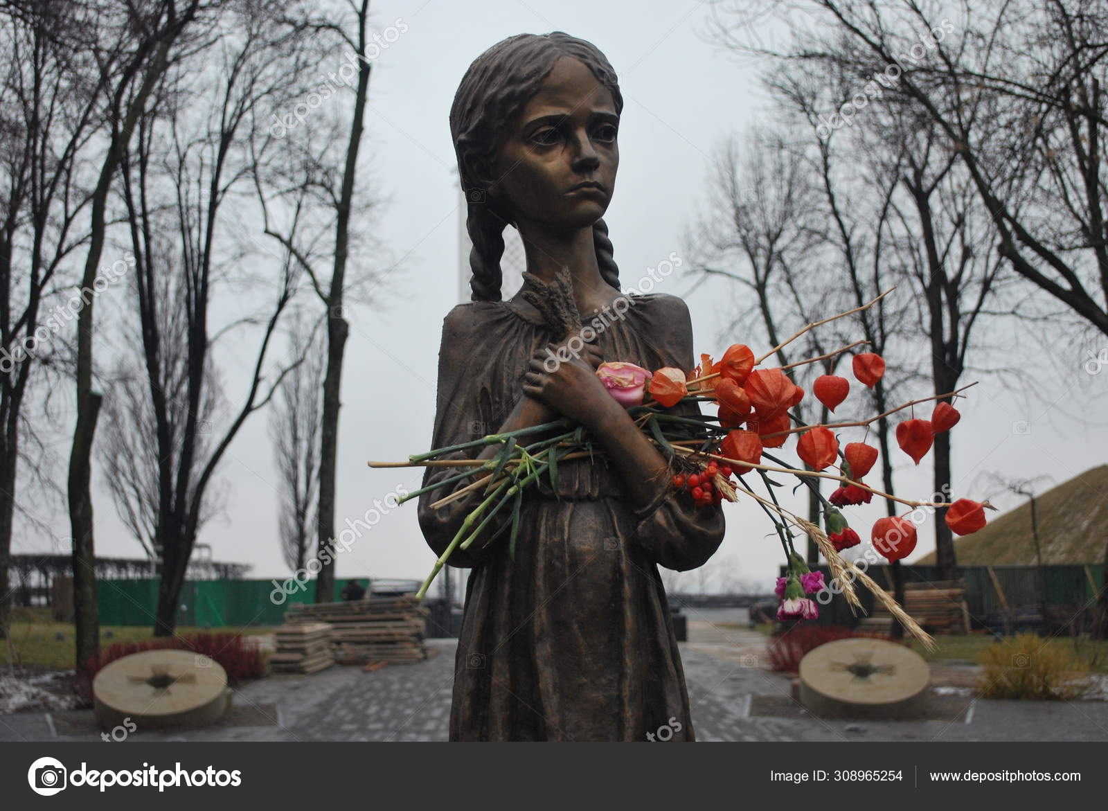 Statue Known Bitter Memory Childhood National Museum Memorial Holodomor