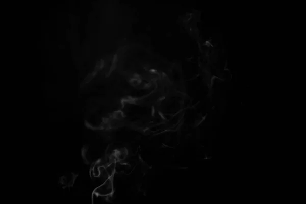 黒地に煙の質感 — ストック写真