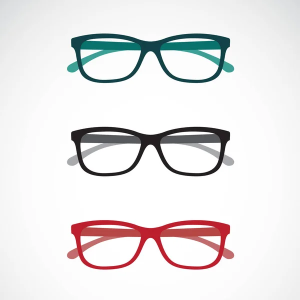 Set di occhiali da vista icone isolate su sfondo bianco . — Vettoriale Stock