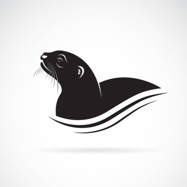 Vektör Asya Otter, Aonyx cinerea veya oryantal küçük Clawed ot