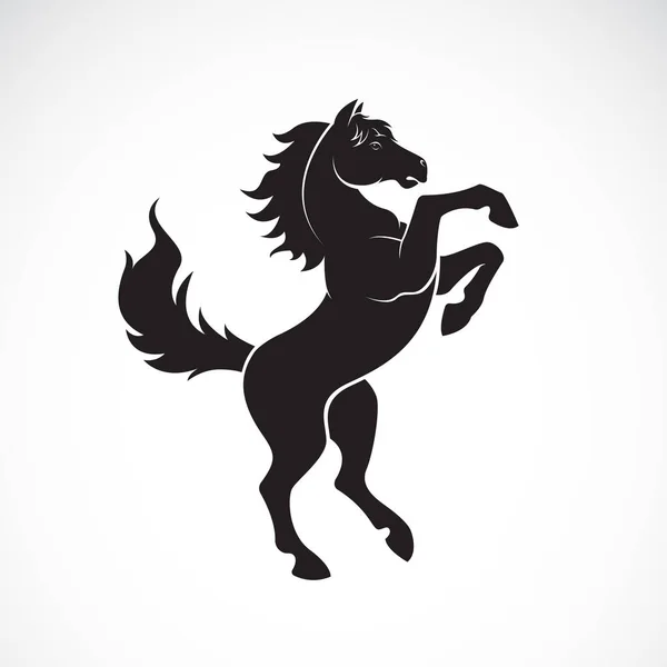 Vector of skittish horse design on white background. Animal. Hor — Stock Vector