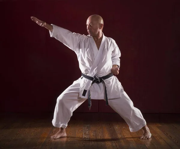 Martial Arts Meester Tentoonstelling Opleiding — Stockfoto