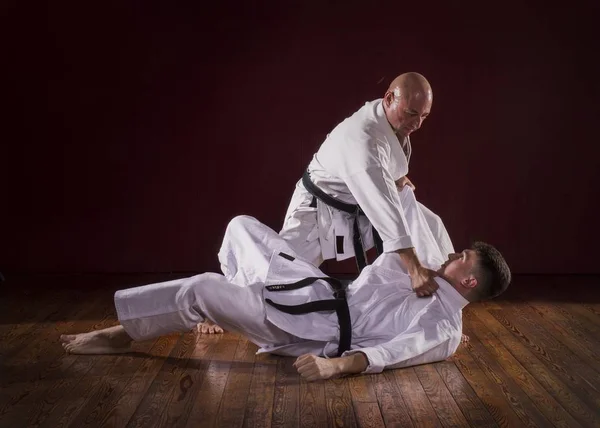 Artes Marciais Combate Karate — Fotografia de Stock