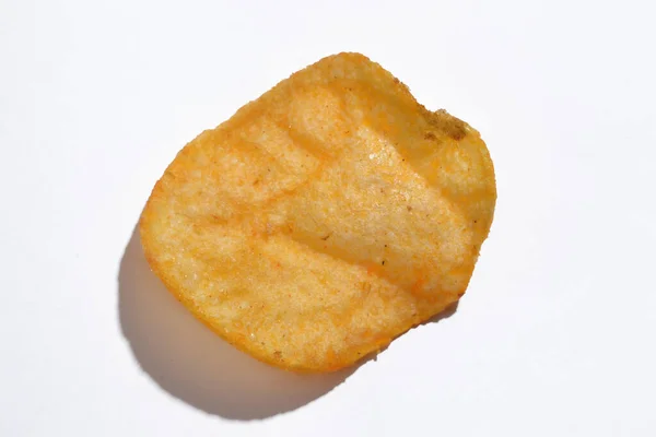 白色背景下孤立的薯片 — 图库照片
