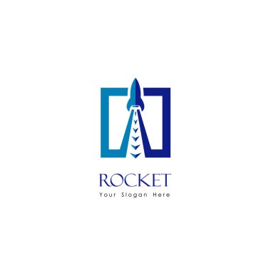 Roket fırlatma Logo tasarım ilham