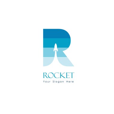 R harfi roket Logo