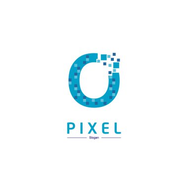 Vector Pixel O Logo