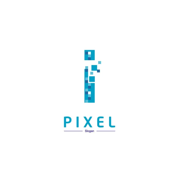 Vektör piksel ben Logo