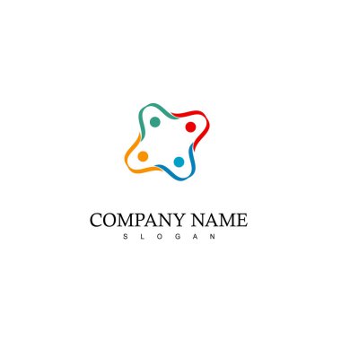 toplum hizmeti Logo şablonu