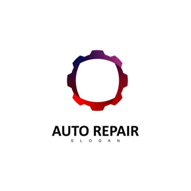 Dişli Logo tasarlamak vektör