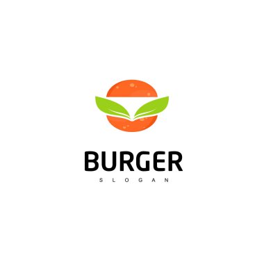 Burger Logo, Fast Food simgesi tasarım