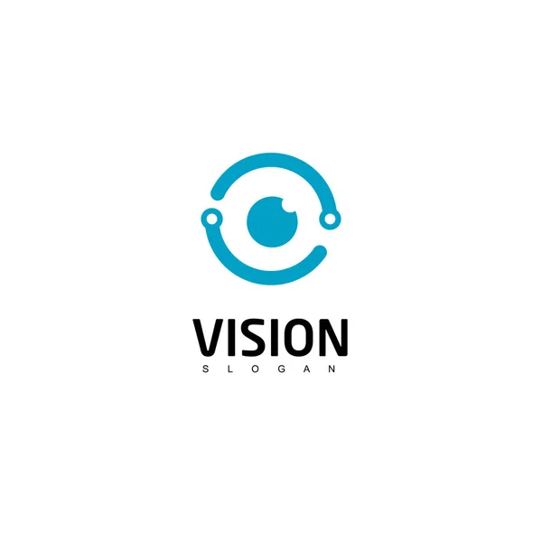Vision Logo Design Vector — Stock Vector