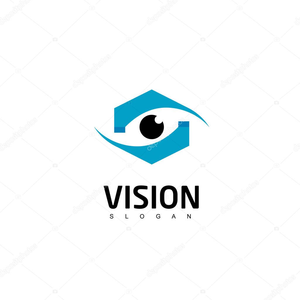 Vision Logo Design Vector