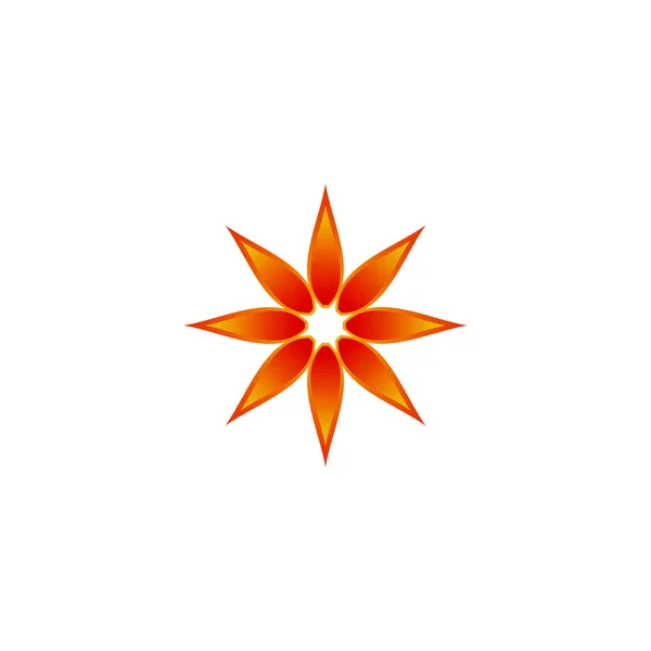 Diseño Del Logotipo Del Fuego Vector — Archivo Imágenes Vectoriales