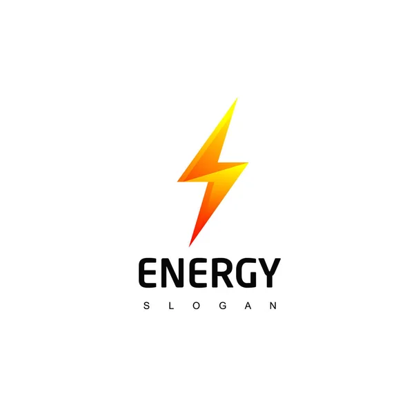 Logotipo Energía Vector Bolt — Vector de stock