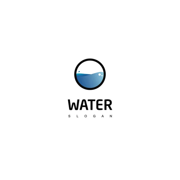Vector Water Logo Design Inspiratie — Stockvector