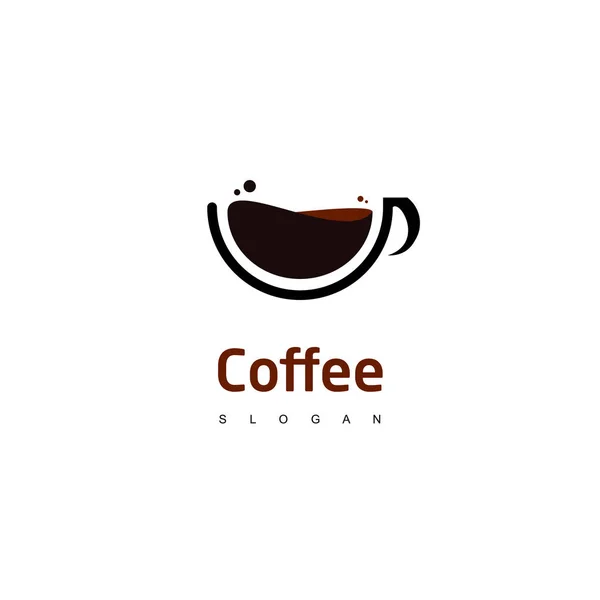 Coffee Logo Restauracja Kawiarnia — Wektor stockowy