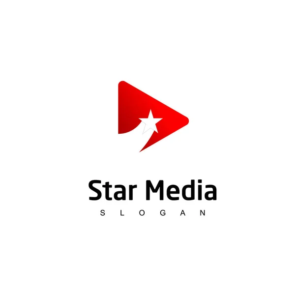 Star Logo Design Inspiração — Vetor de Stock