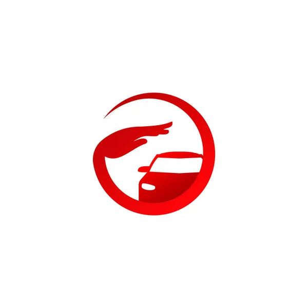 Diseño Del Logotipo Del Cuidado Del Coche Inspiración — Vector de stock
