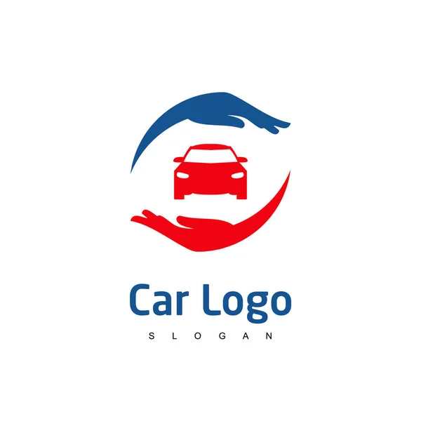 Diseño Del Logotipo Del Cuidado Del Coche Inspiración — Vector de stock