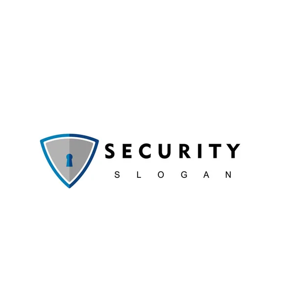 Vector Diseño Logotipo Seguridad — Vector de stock