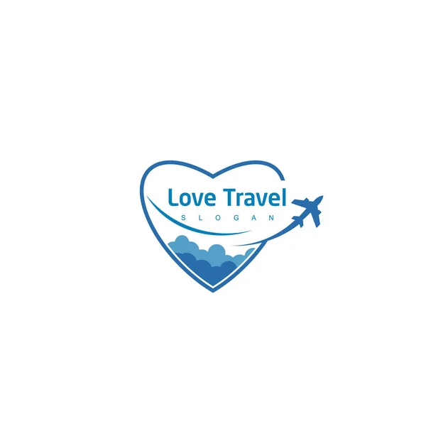 Travel Logo Design Travel Icon — Stock Vector