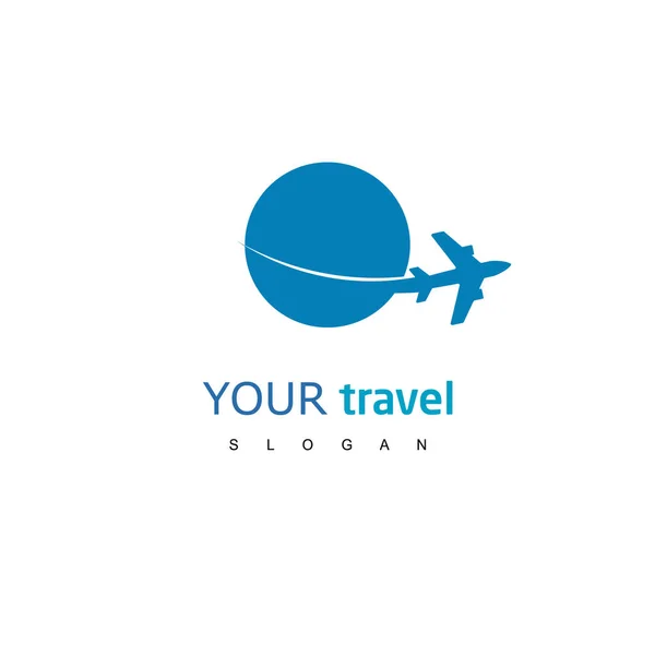 Diseño Logo Viaje Icono Viaje — Archivo Imágenes Vectoriales