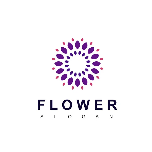 Diseño Del Logotipo Flor Del Sol Inspiración — Archivo Imágenes Vectoriales