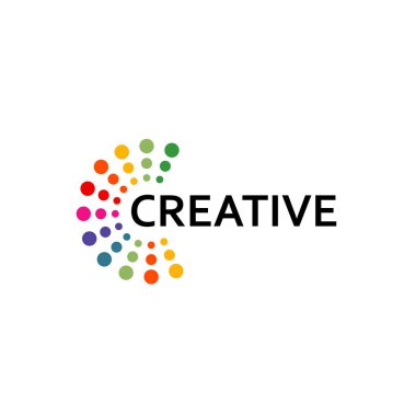 Renkli Boyama Logosu Tasarımı İlham Verici