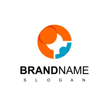 İnsanlar Logo tasarım şablonu