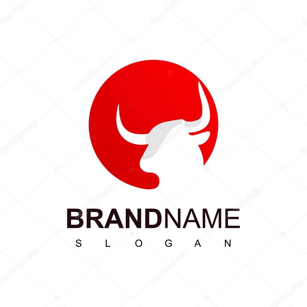 Bull Head, Cattle Logo