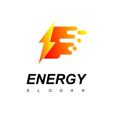 Hızlı Enerji Logosu Tasarımı İlham Verici