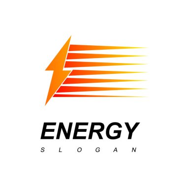 Hızlı Enerji Logosu Tasarımı İlham Verici