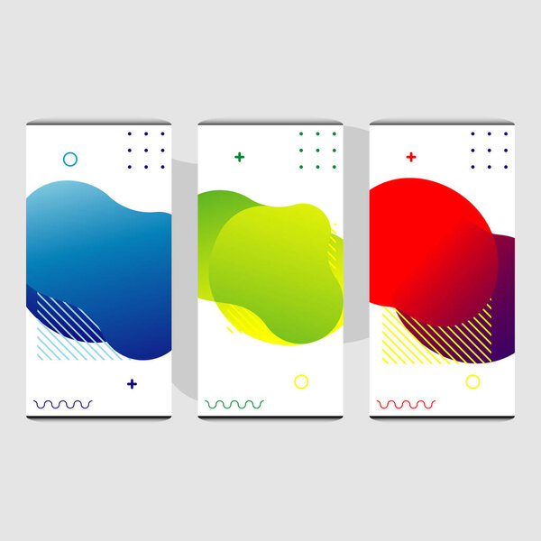 Аннотация Modern Graphic Element, Liquid Background Design Vector
