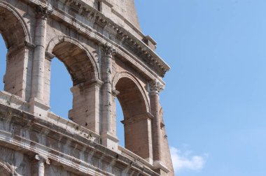ayrıntı kemerlerin anıtsal Roma Colosseum