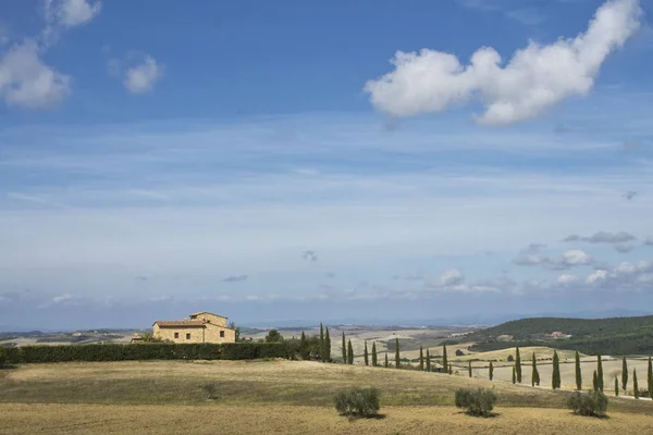 Paesaggio Della Toscana Autunno — Foto Stock