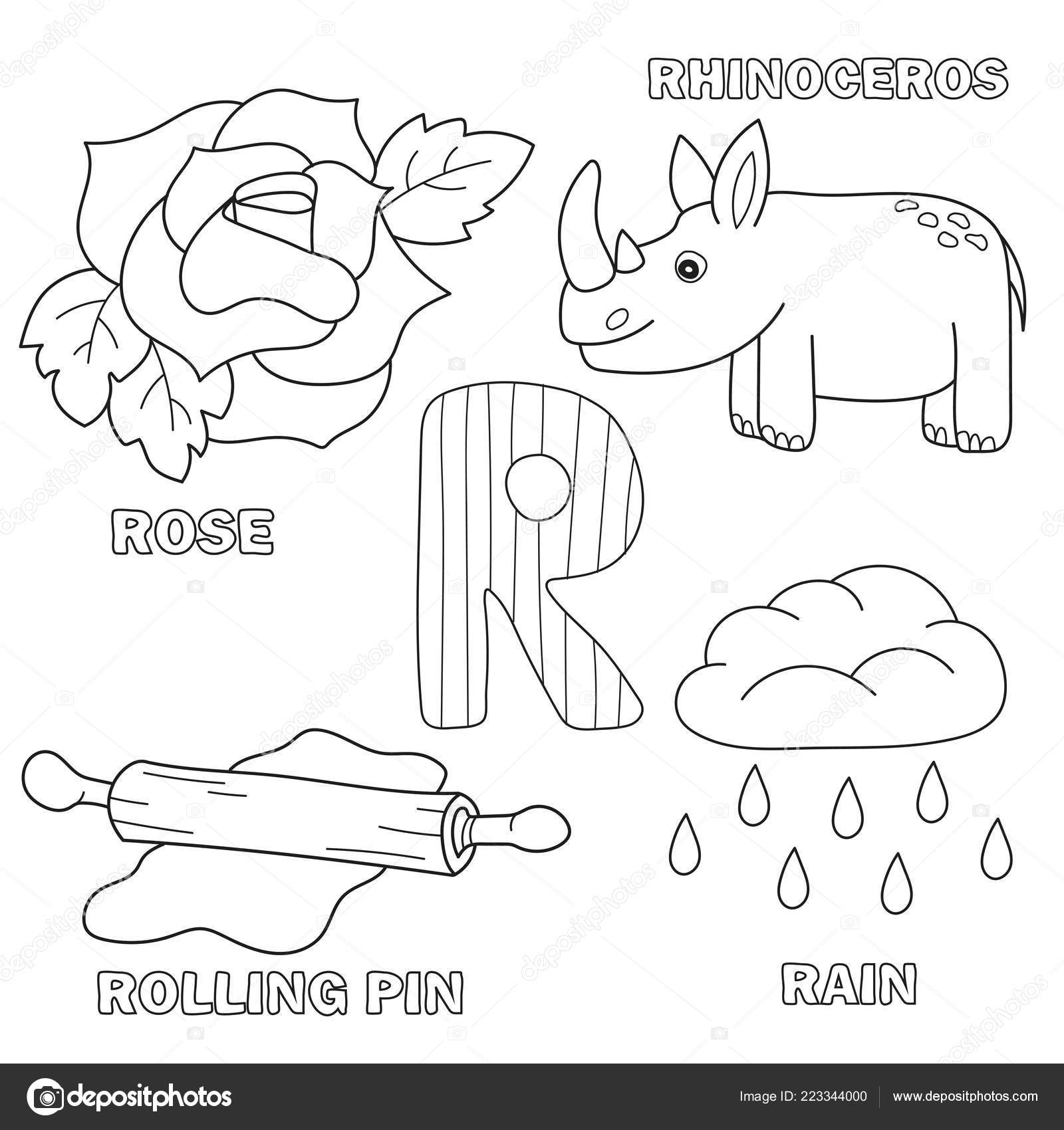 Alphabet Letter With Alphabet Letters R Coloring Book For Kids Stock Vector Image By C Brill Alphabet Letter With Alphabet Letters R Coloring Book For Kids Stock Vector Image By C Brill